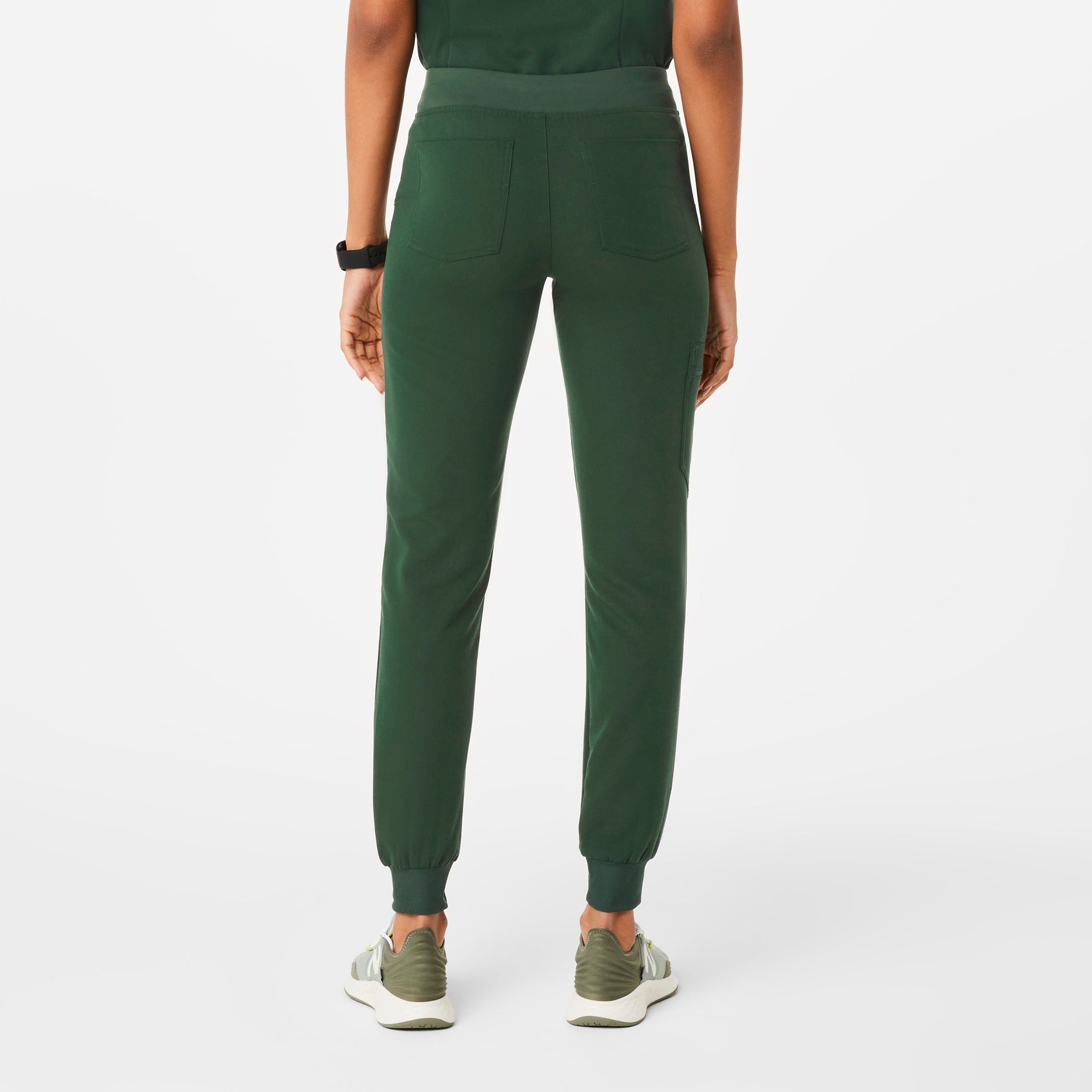 Track Figs Women's Zamora Jogger Scrub Pants - Forest Green - XS 