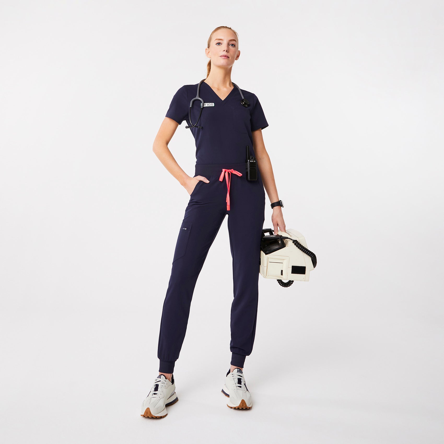 Pantalón deportivo de uniforme médico Zamora para mujer™ - Racing