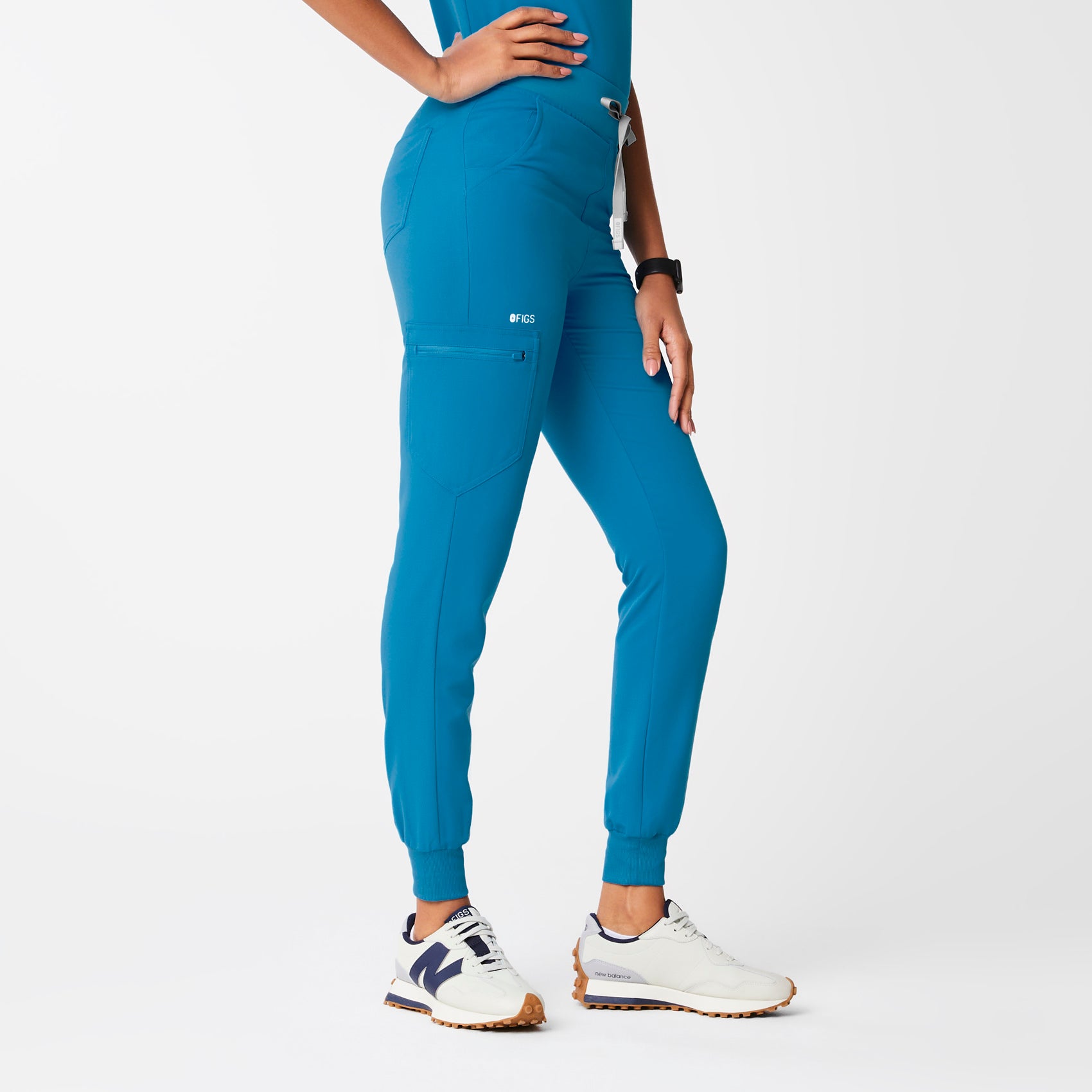 Women's High Waisted Zamora Jogger Scrub Pants™ - Extreme Blue · FIGS
