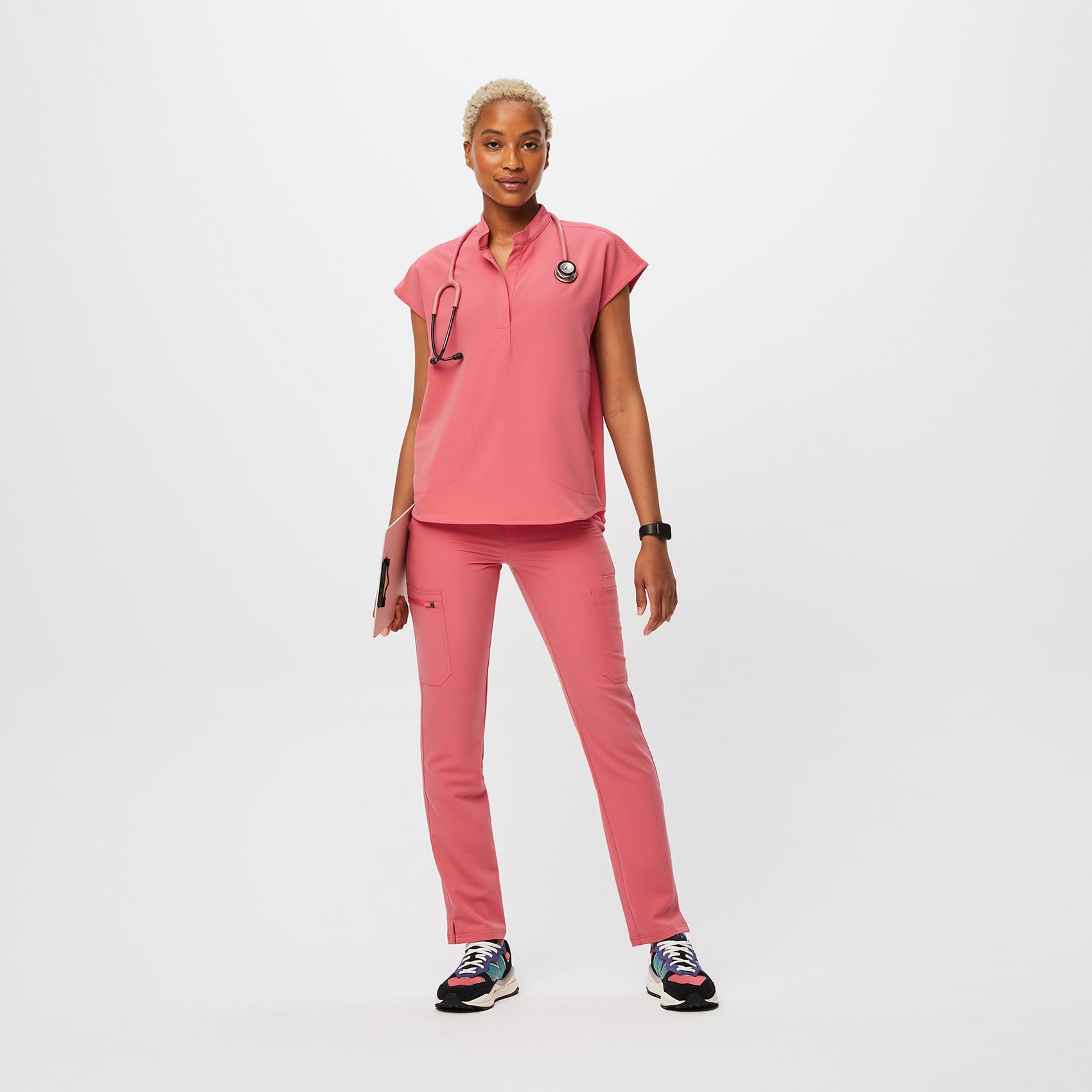 Women's Rafaela™ oversized scrub top · FIGS