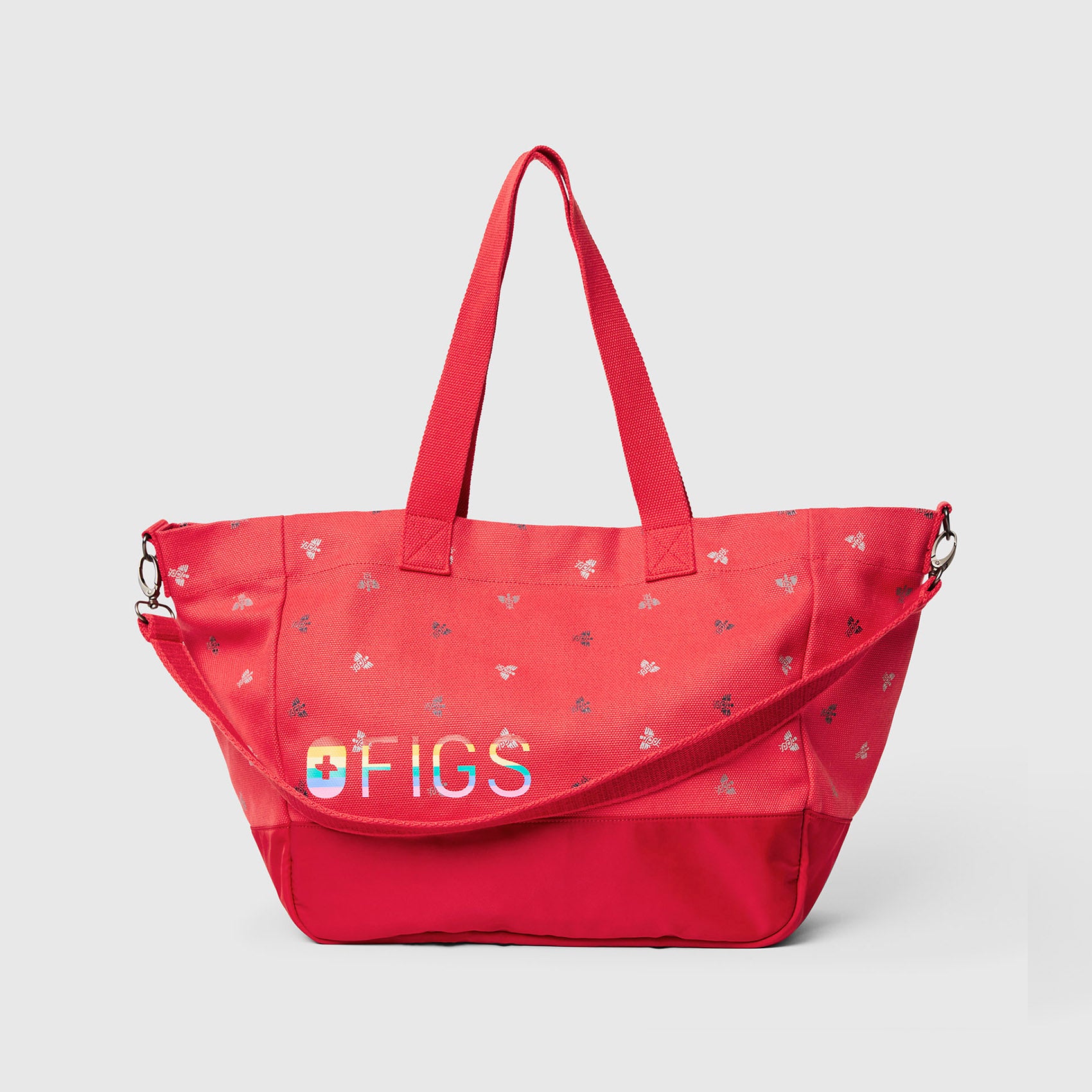 FIGS Pride Caduceus Laminated Tote