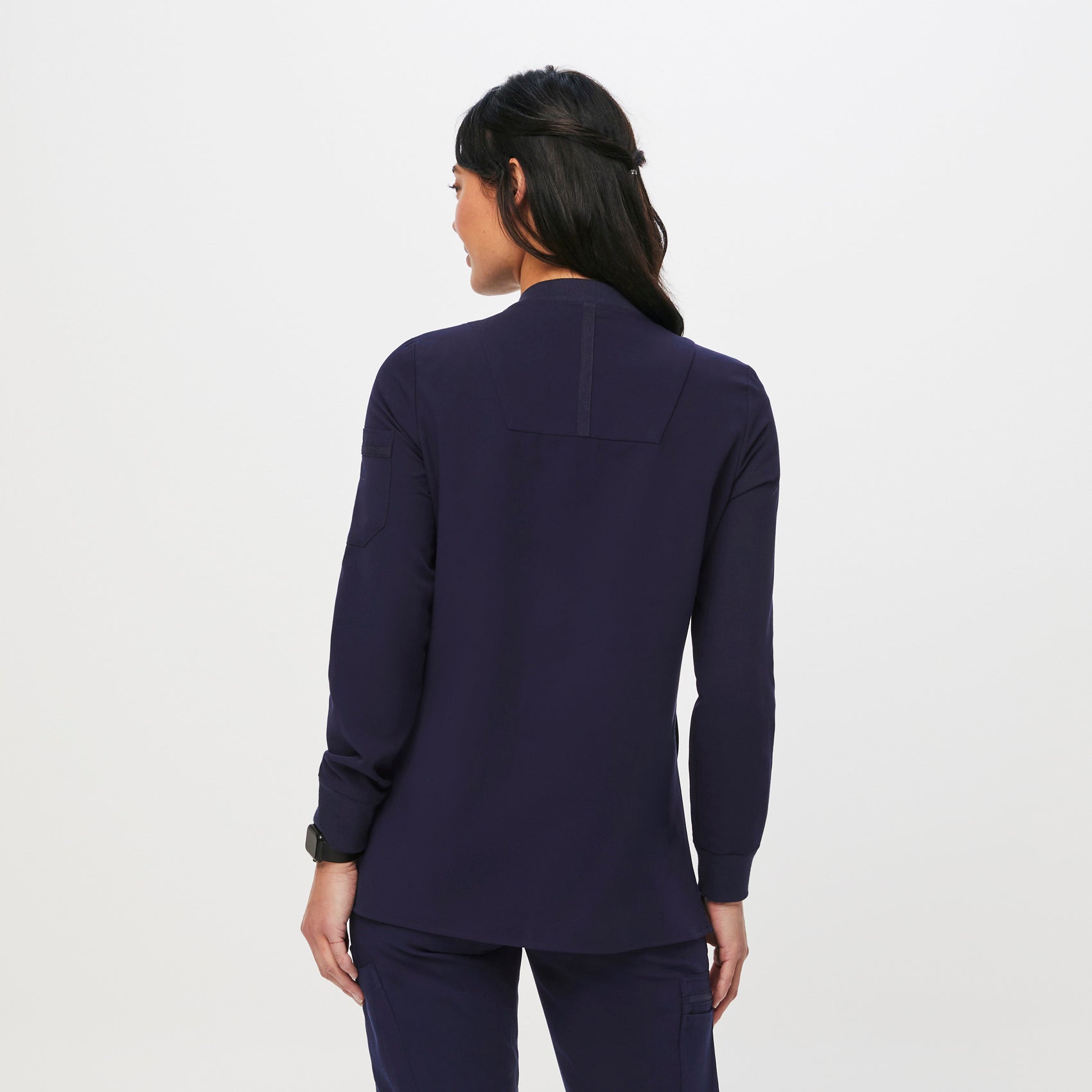 Women's Bellery Scrub Jacket - Navy · FIGS