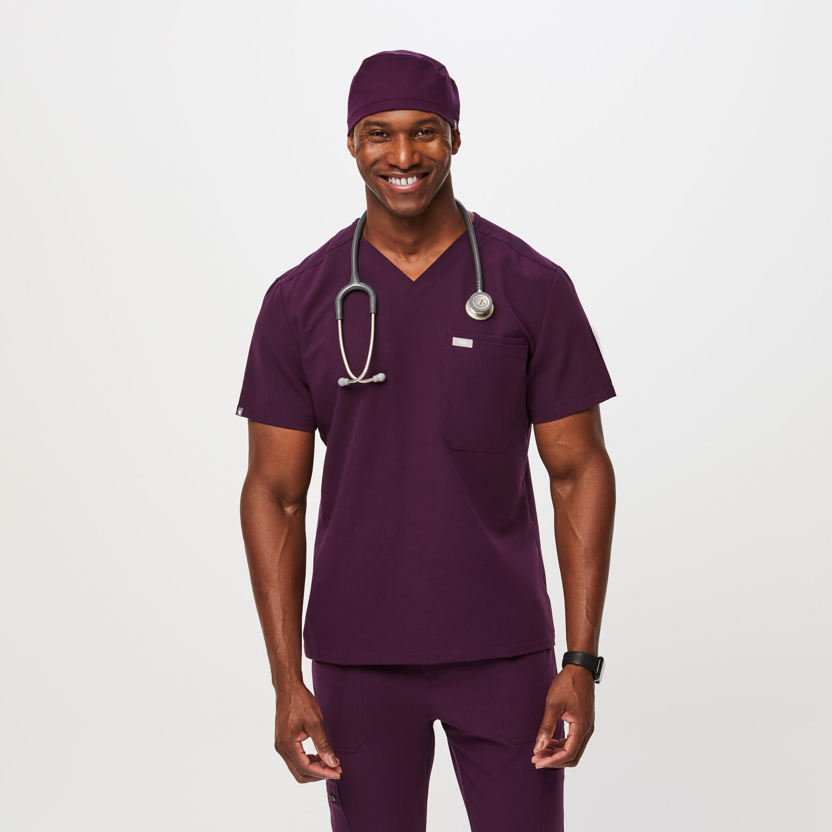 Chapeau d'uniforme medical moderne et extensible - Bourgogne · FIGS