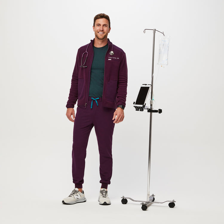 Men's Deep Purple Scrubs · FIGS