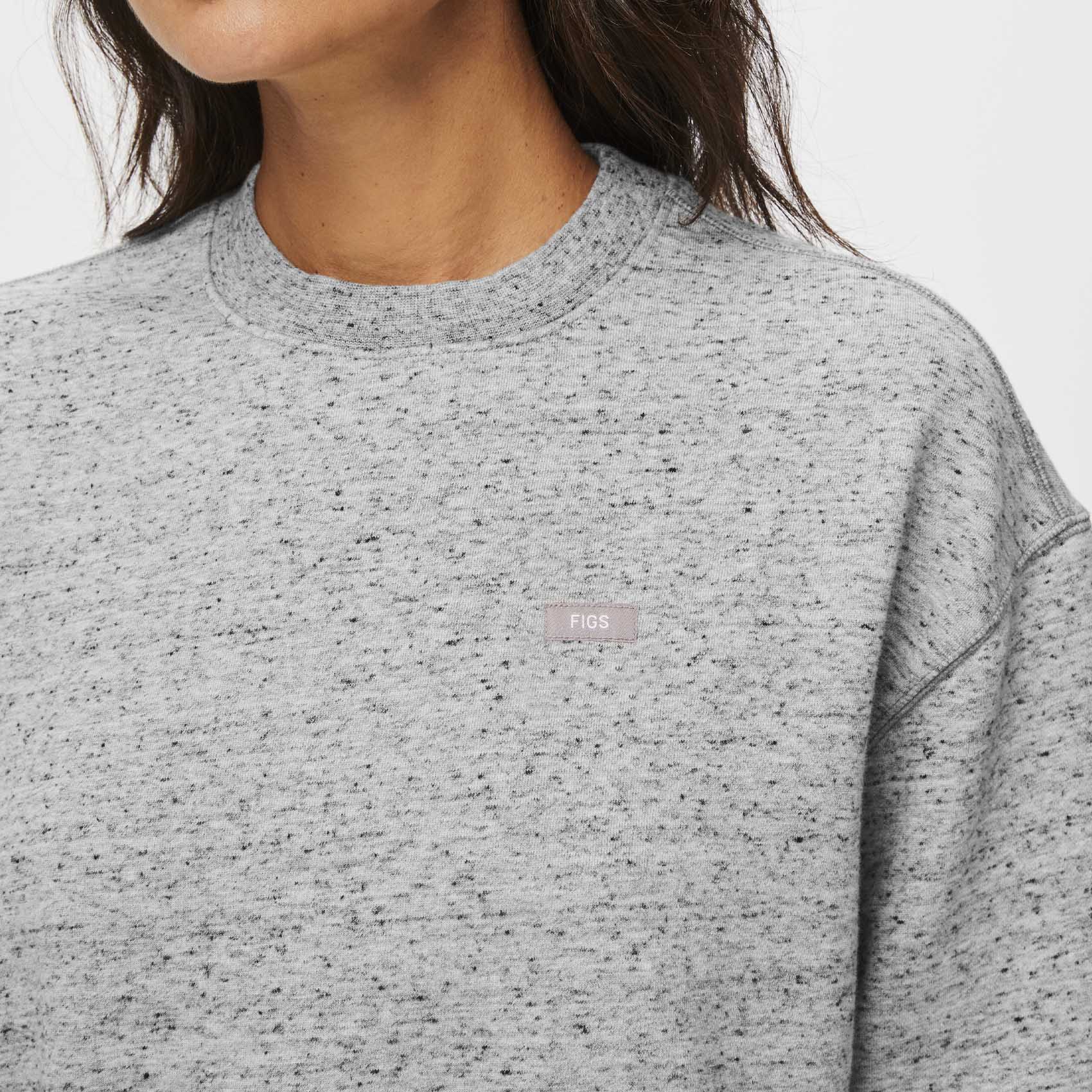 Off-Shift™ Hoodie Sweatshirt für Damen - Dunkles Rehbraun · FIGS