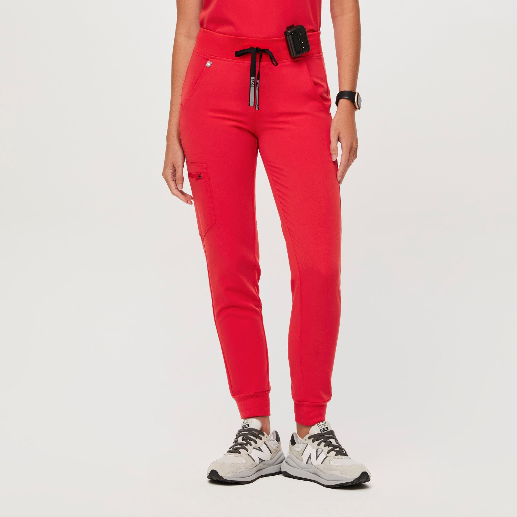 Women's Zamora™ Jogger Scrub Pants - Neon Red · FIGS