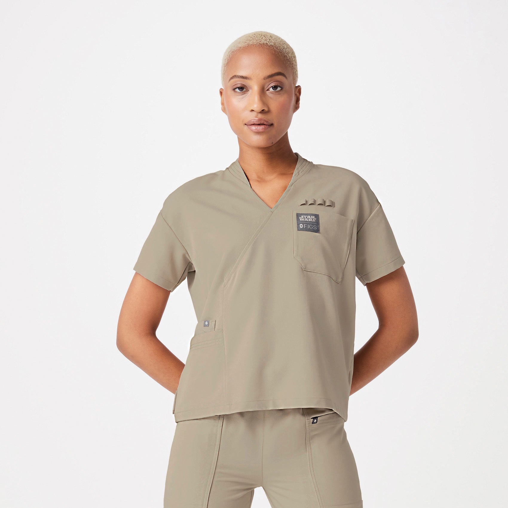 Women's Ahsoka Wrap Scrub Top™ - Mandalore · FIGS