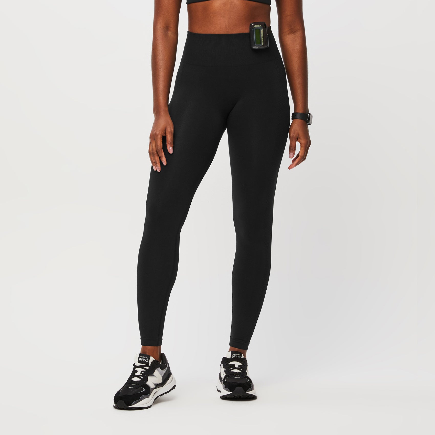 Women's Performance Underscrub Legging - Black · FIGS