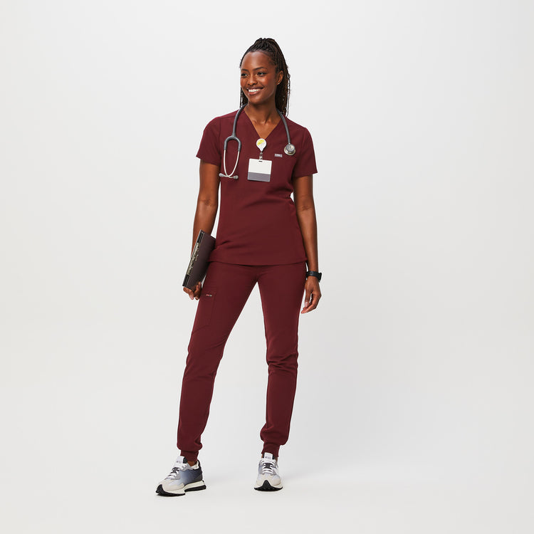 Women's Burgundy Scrubs | FIGS