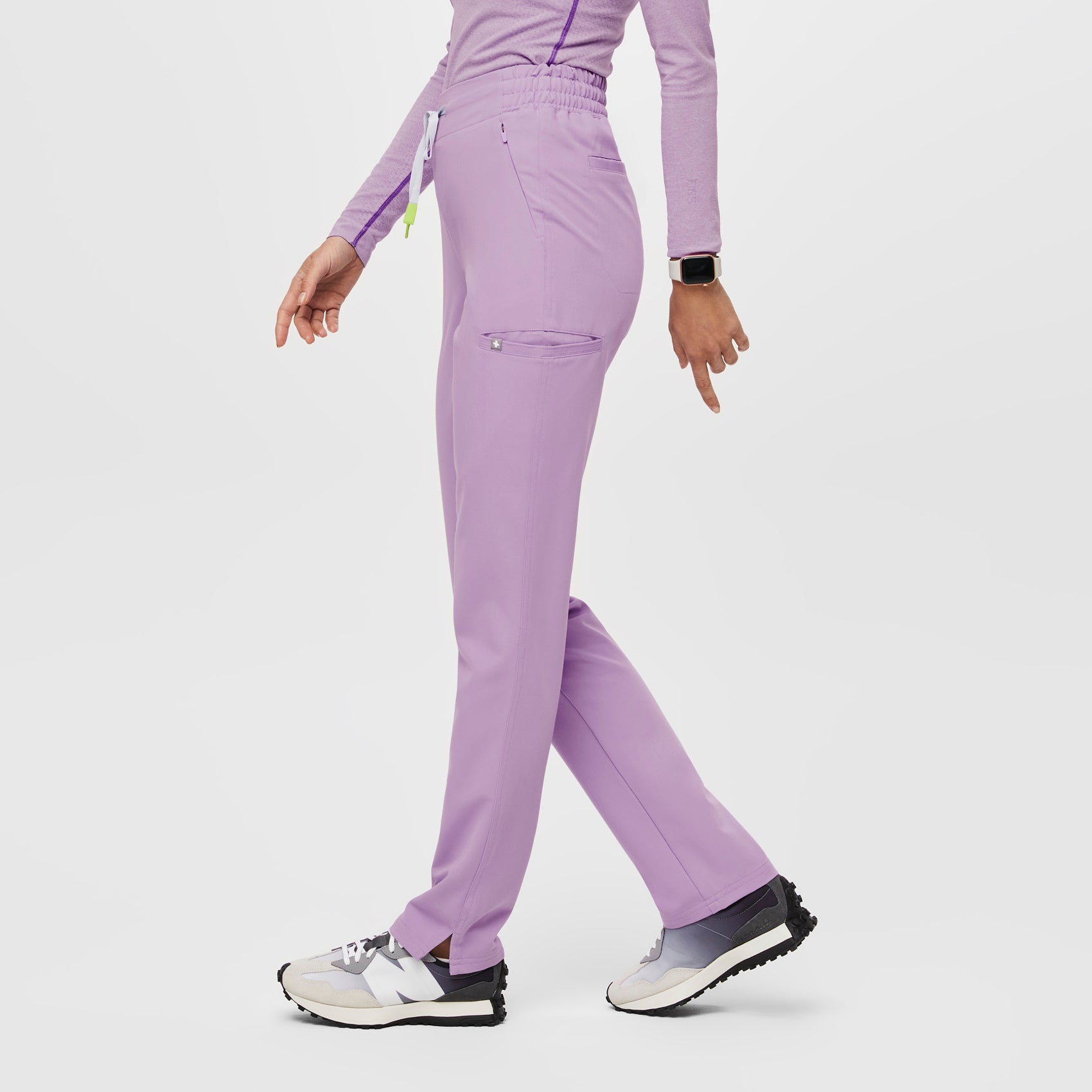 Women's Evans Skinny Scrub Pants - Lavender Dew · FIGS