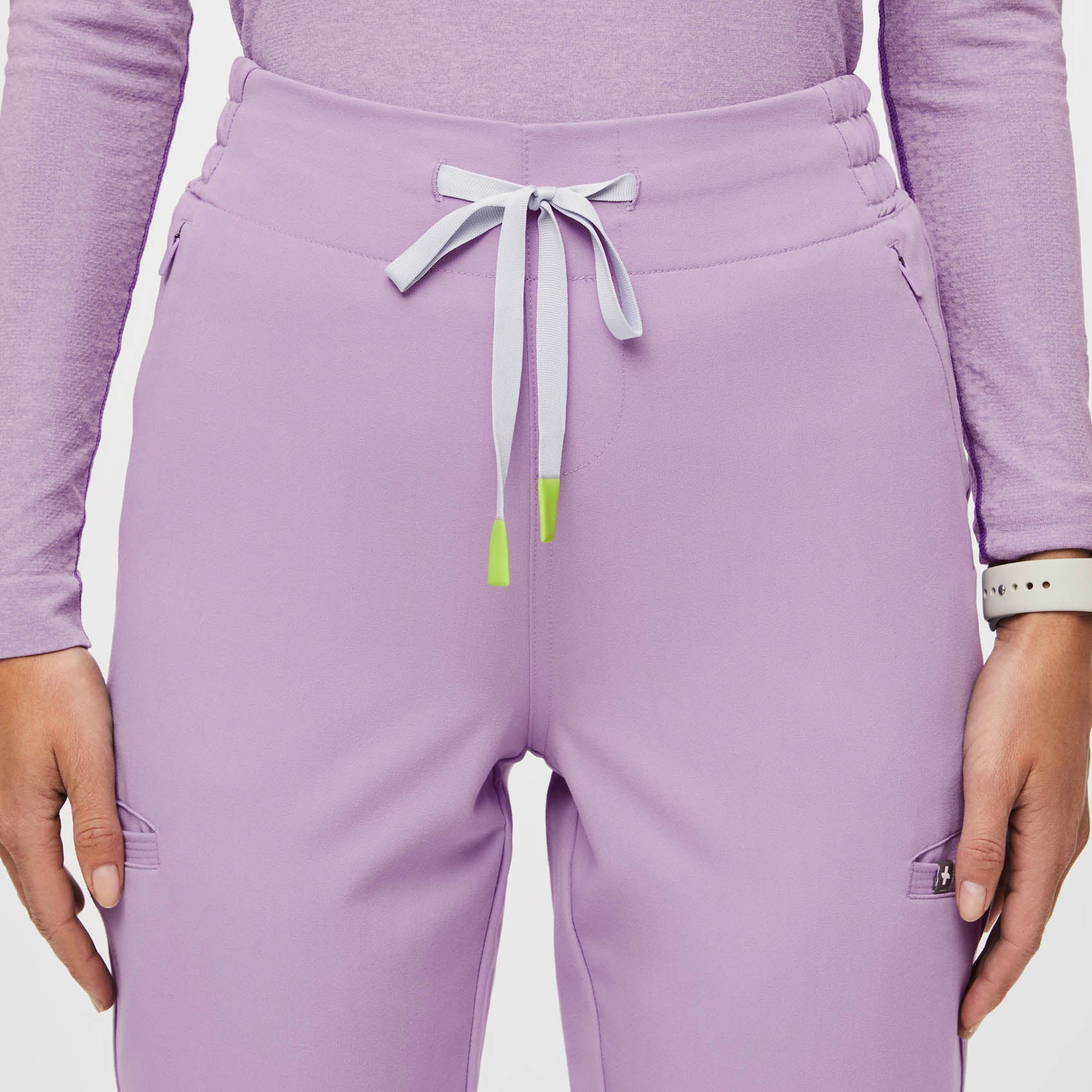 Women's Evans Skinny Scrub Pants - Lavender Dew · FIGS