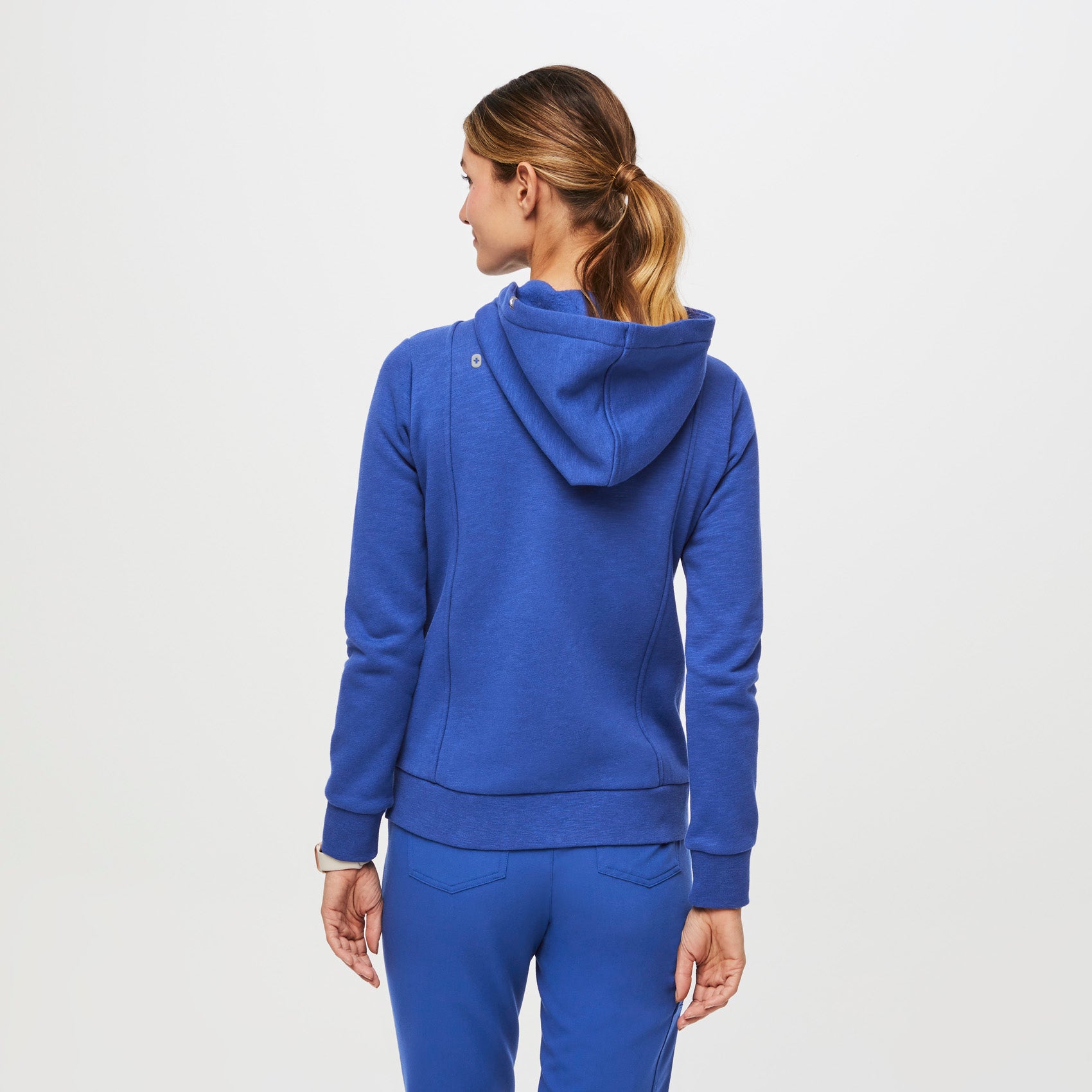 Figs Women's Essential Hoodie Winning Blue S