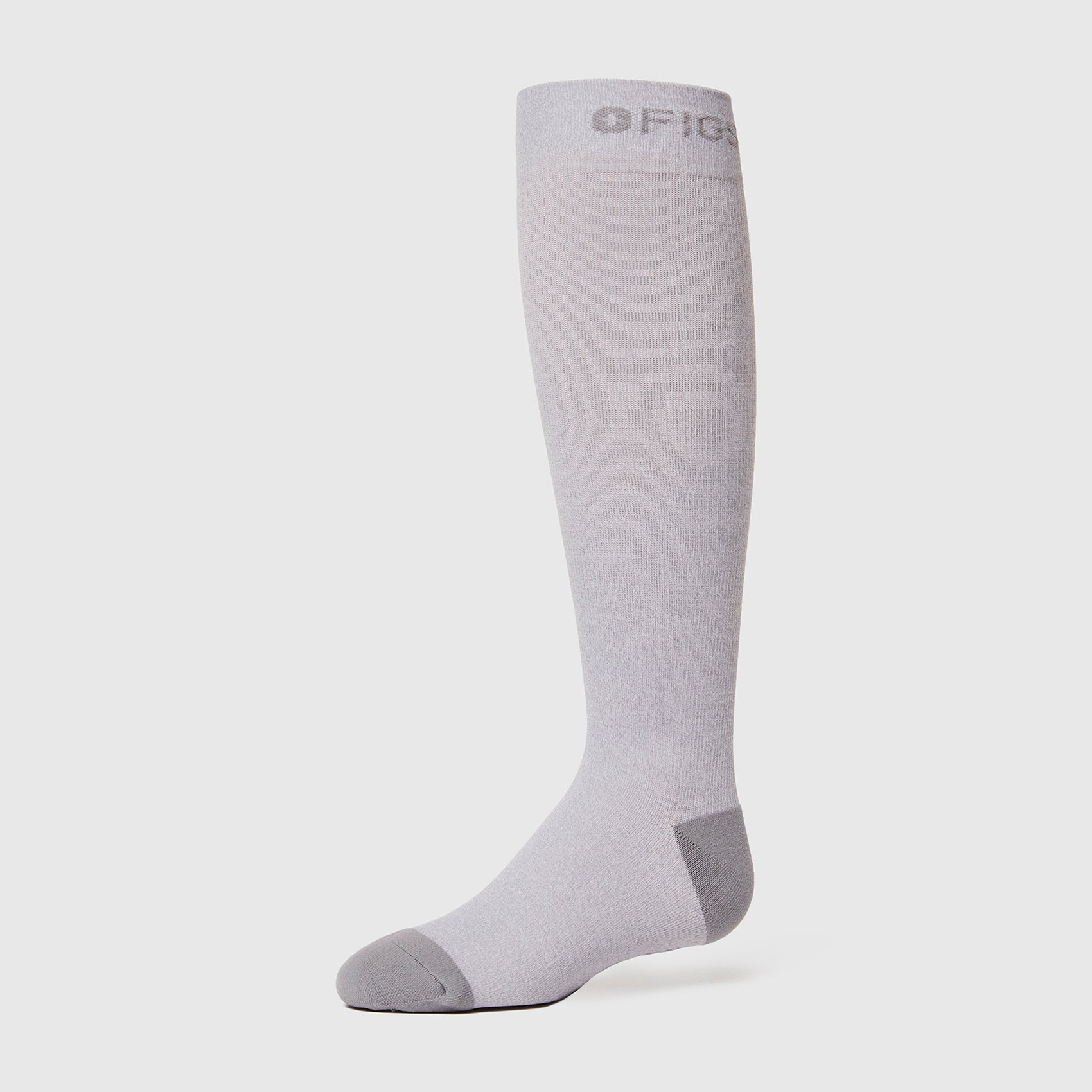 Women's Solid Compression Socks - Grey · FIGS