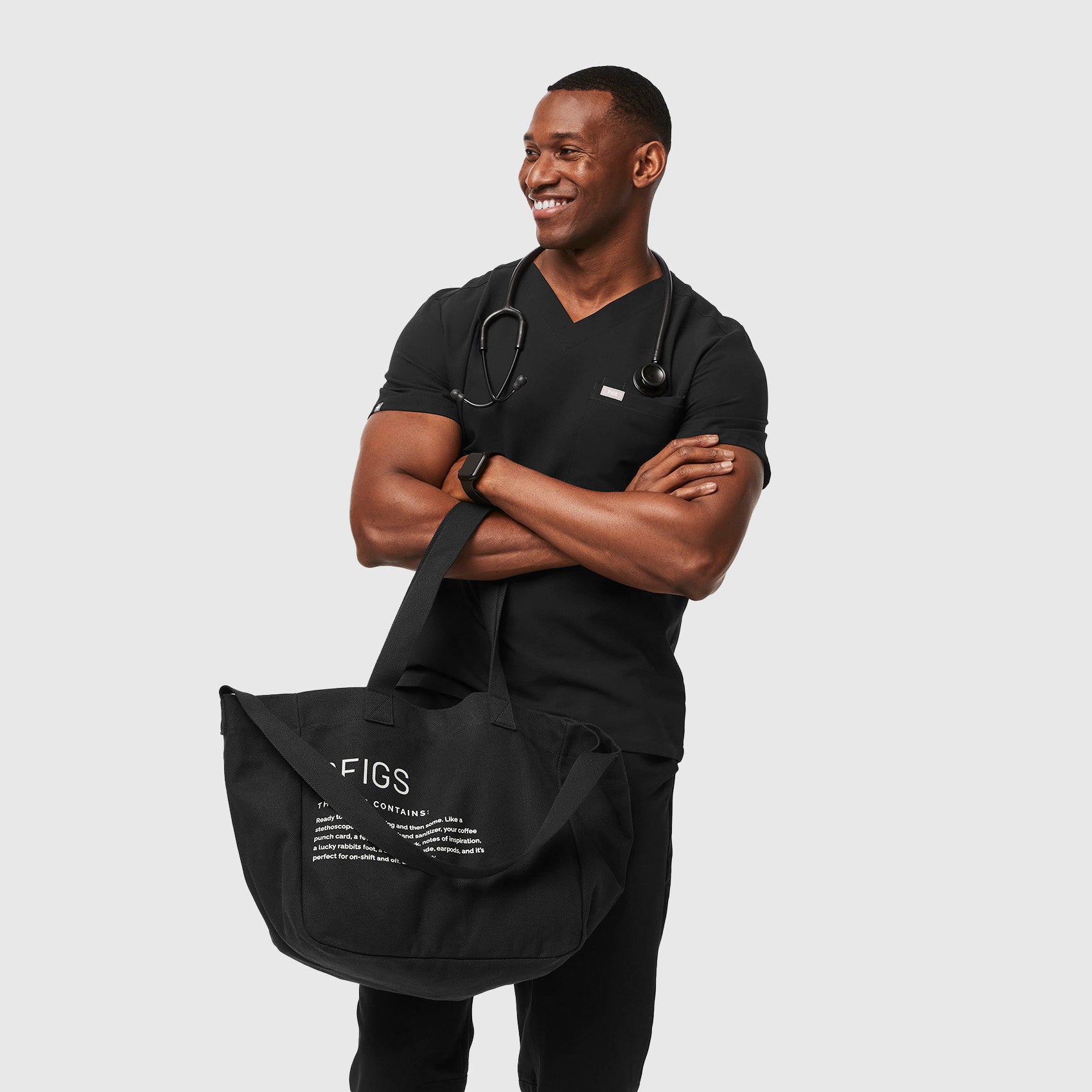 Black Shopper Bag