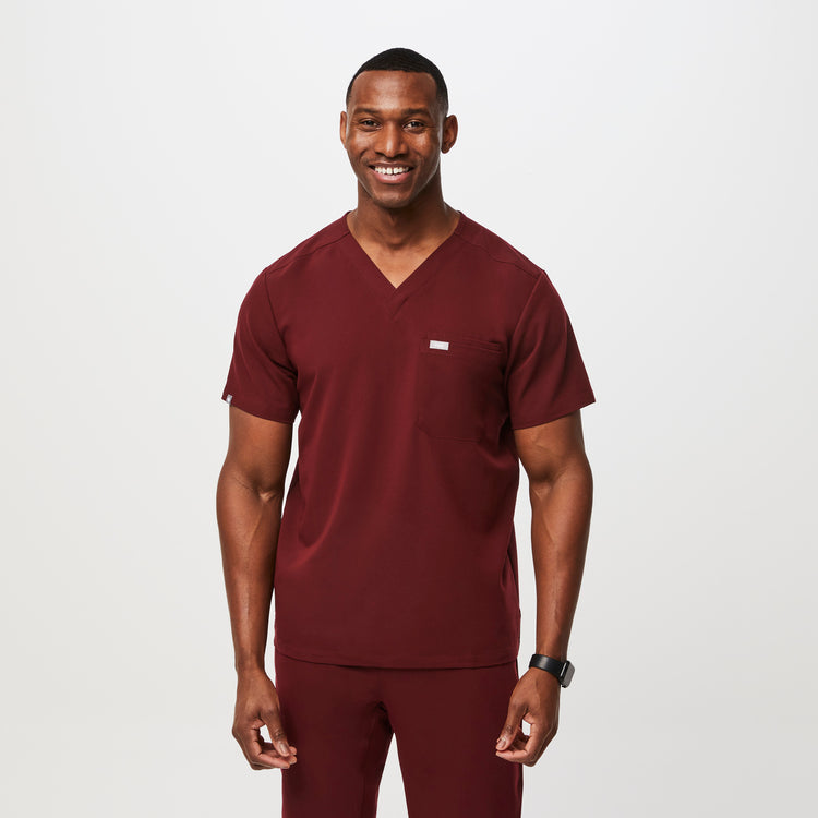 Men's Burgundy Scrubs | FIGS