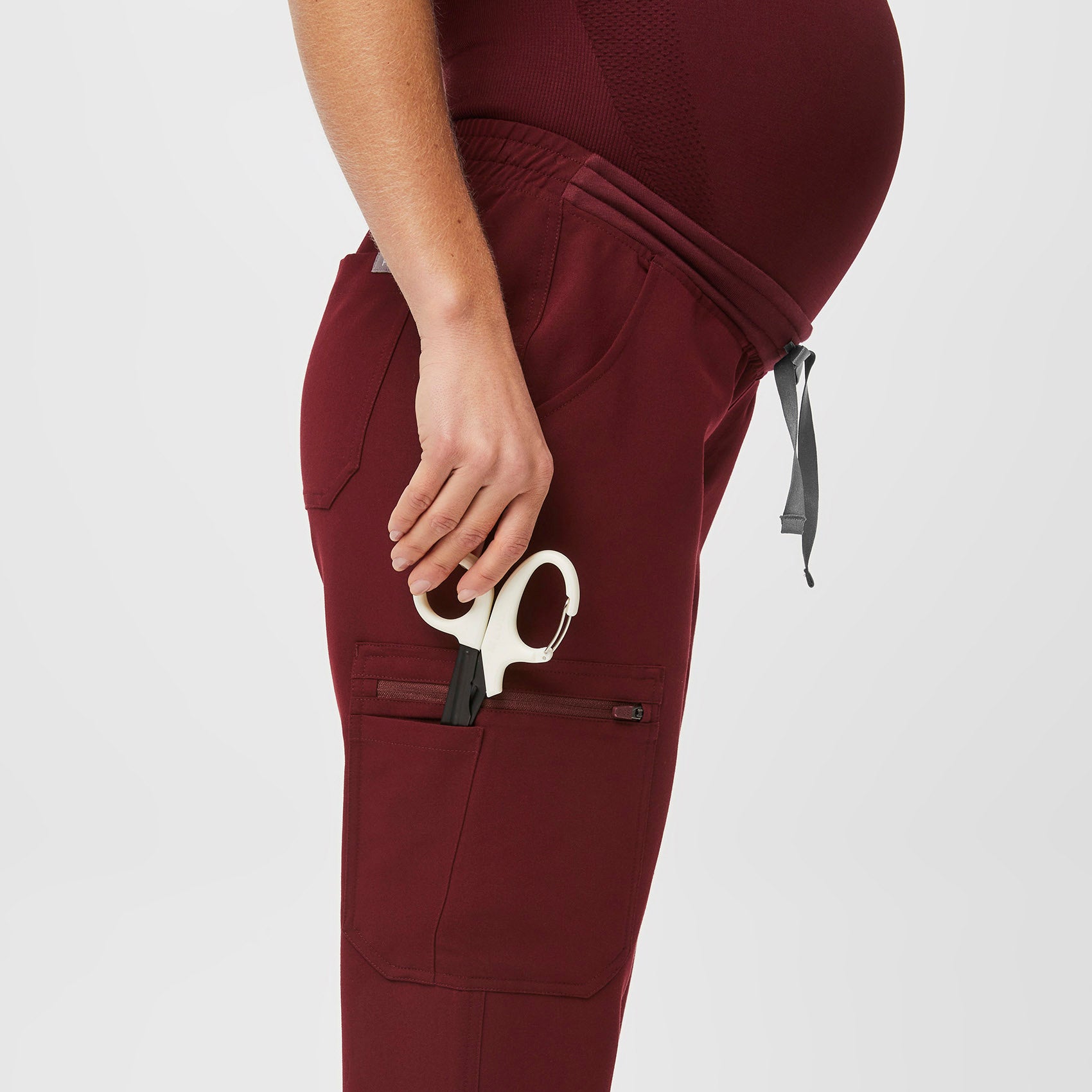  FIGS YOLA Skinny Maternity Scrub Pants for Women - Burgundy,  Petite XXS: Clothing, Shoes & Jewelry