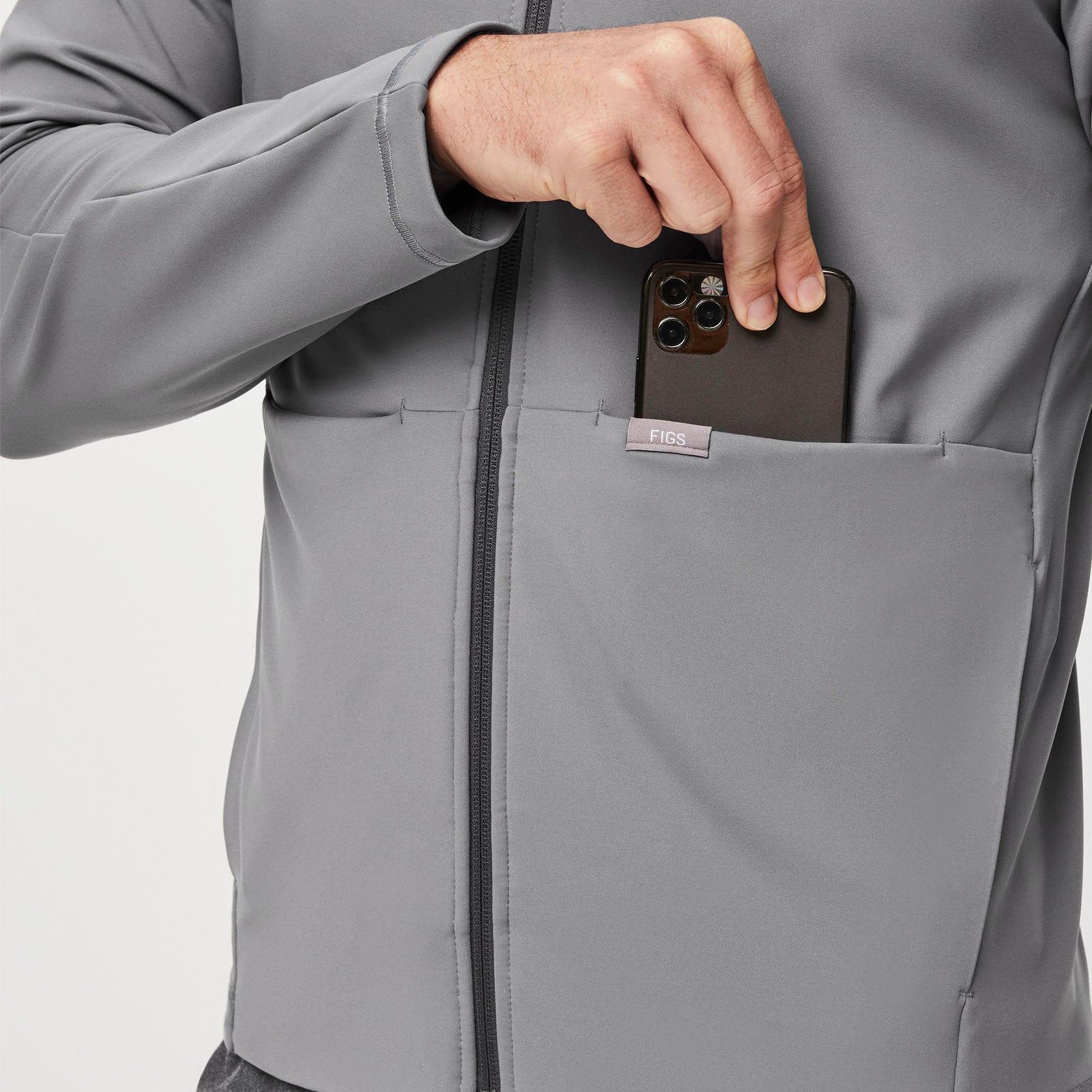 On-Shift™ ContourKnit™ Jacket - Graphite · FIGS