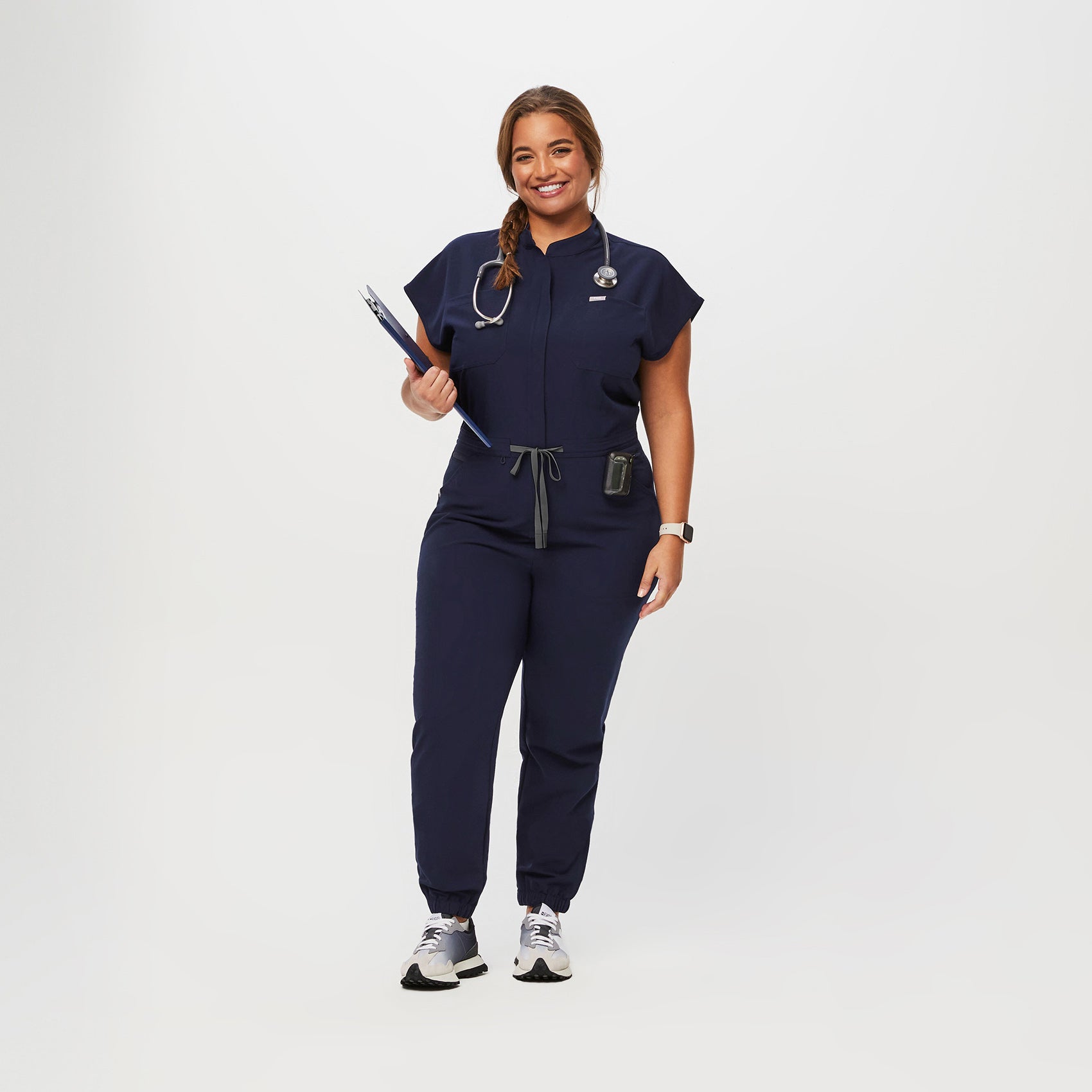 This jumpsuit was made for walking (or running) @wearfigs has you covered  for every shift of the week with the best selling Rafaela…