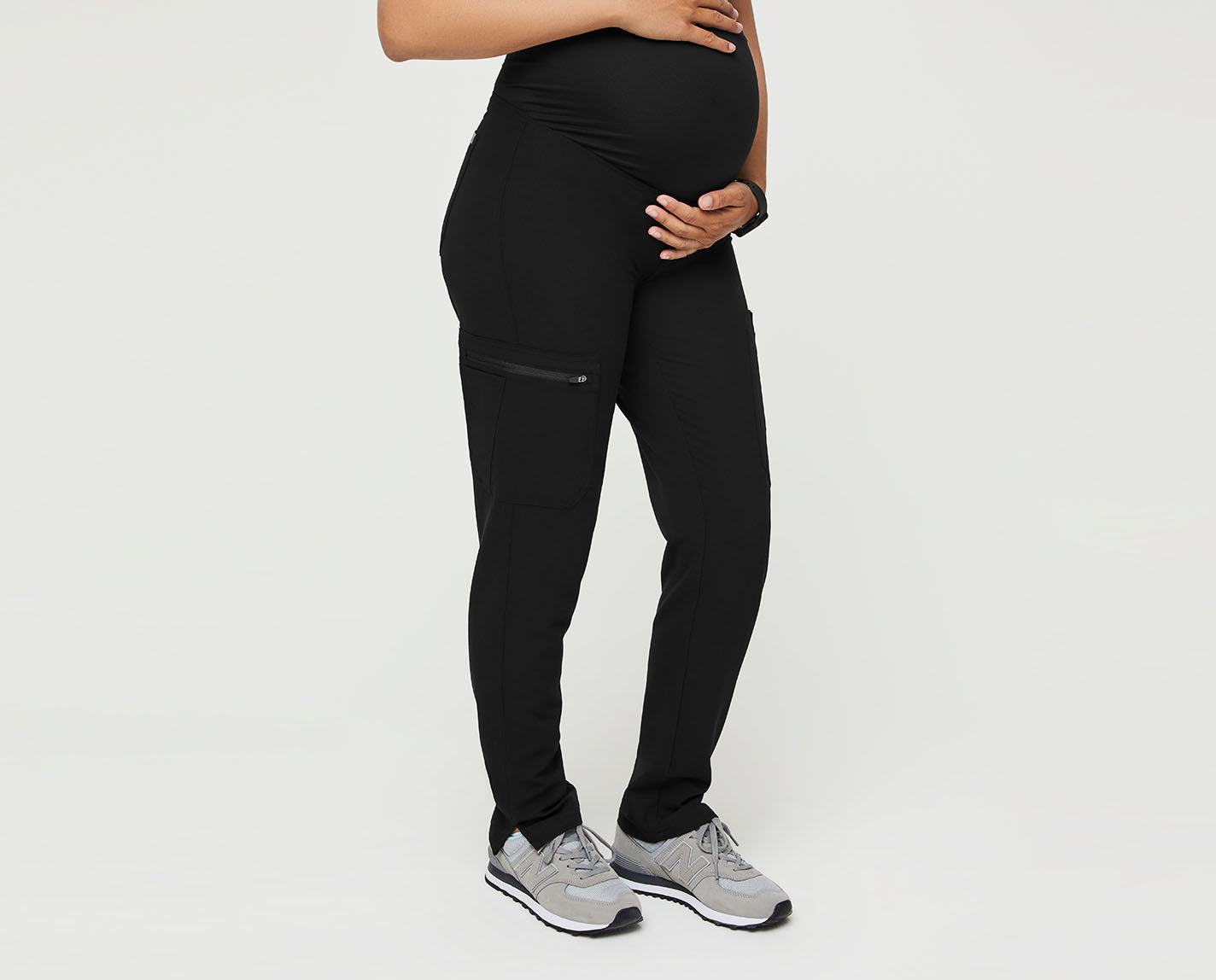 Yola™ Maternity Slim Scrub Pants - Black · FIGS