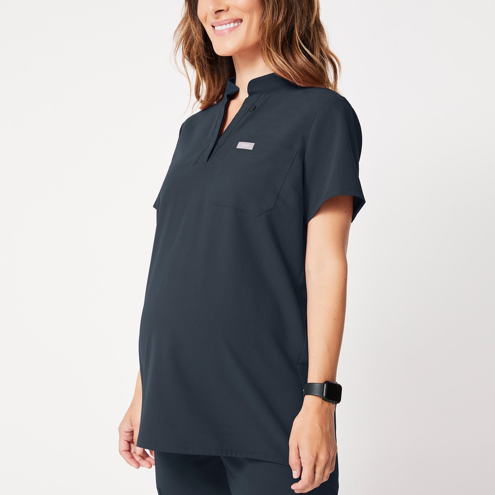  FIGS Kitale Maternity Scrub Top for Women – Black, XXS:  Clothing, Shoes & Jewelry