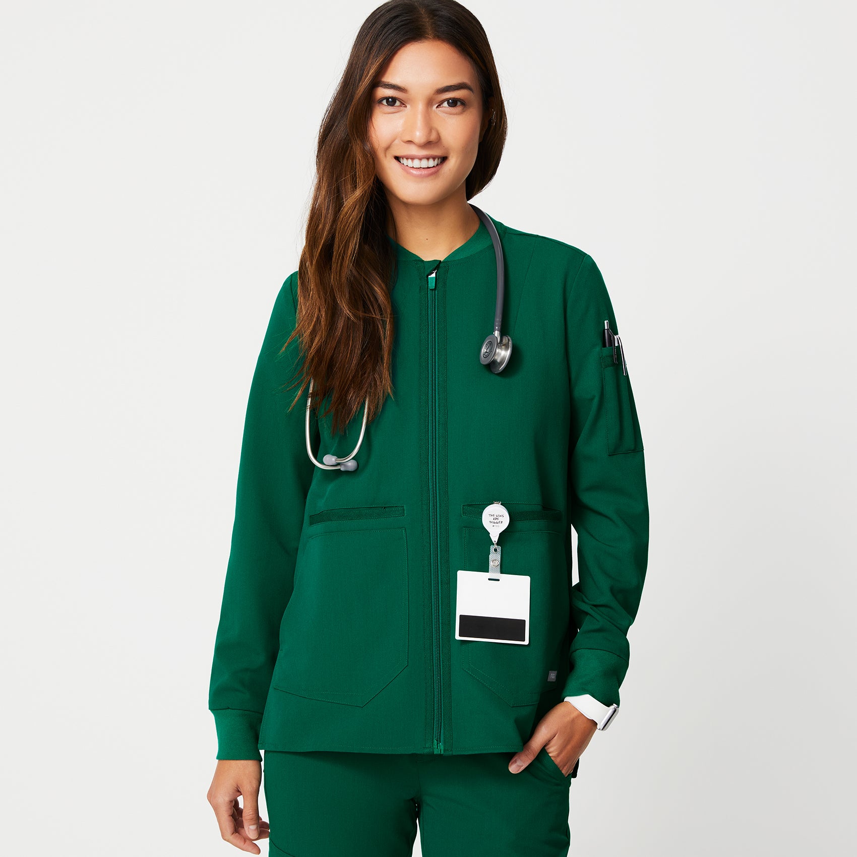 Women's Bellery Scrub Jacket · FIGS