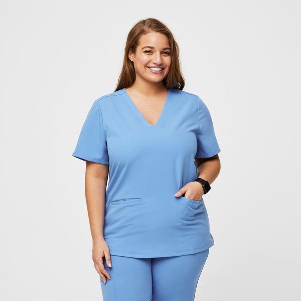 Women's Ceil Blue Scrubs | FIGS