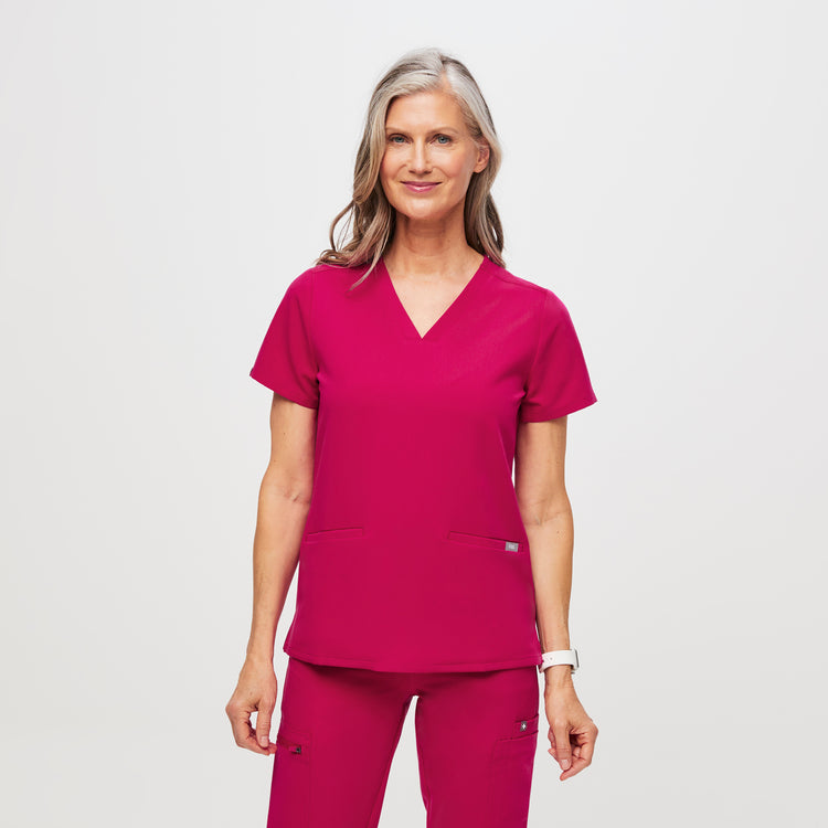 Women's Ultra Rose Ultra Rose + Terracotta Scrubs · FIGS