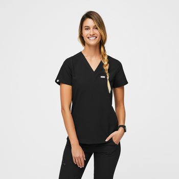 Pantalón deportivo de uniforme médico relajado Uman para mujer - Negro ·  FIGS