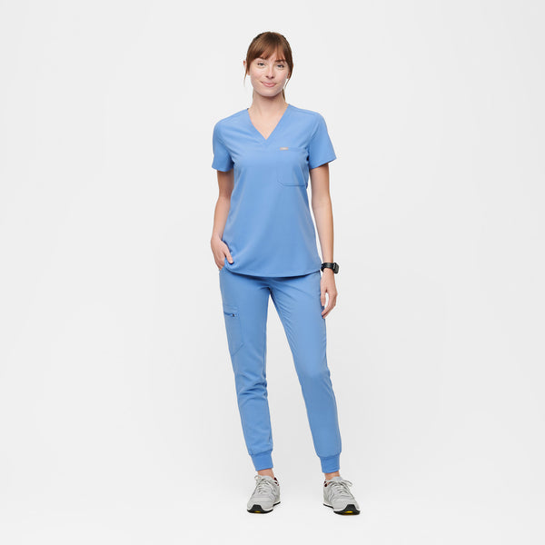 Women's Ceil Blue Scrubs | FIGS