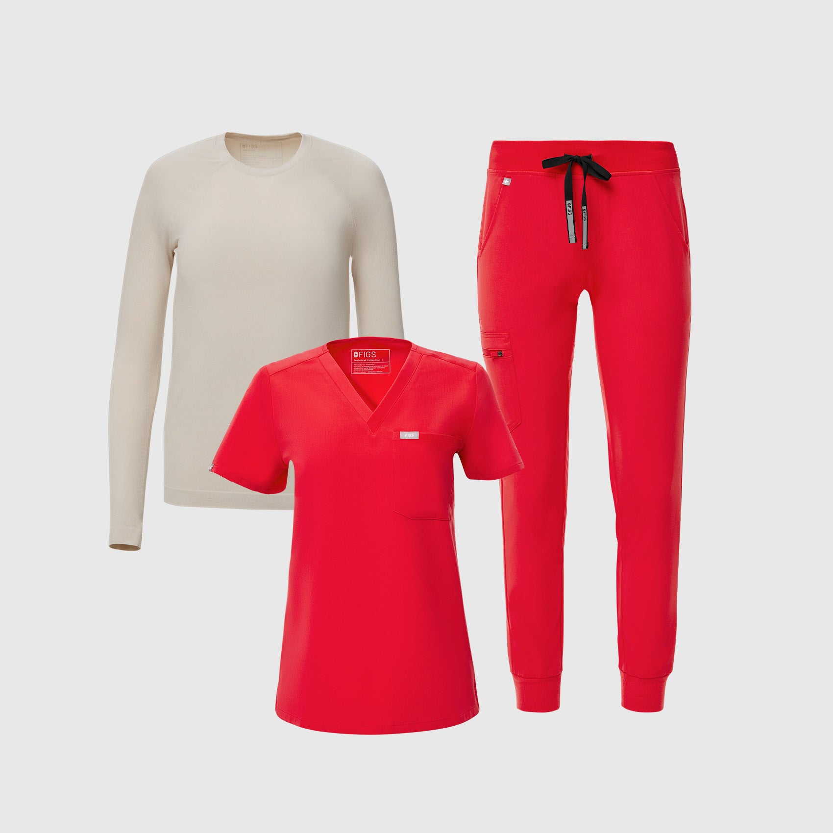 Women's The Neon Red Catarina™ Kit · FIGS