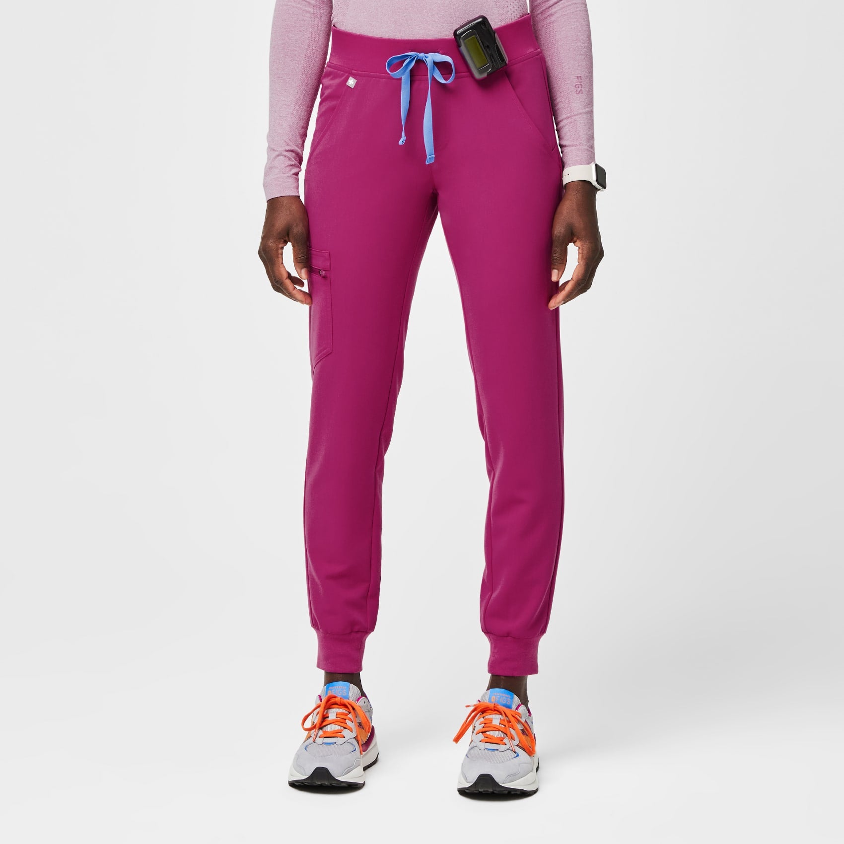 Women's Zamora™ Jogger Scrub Pants - Raspberry Sorbet · FIGS