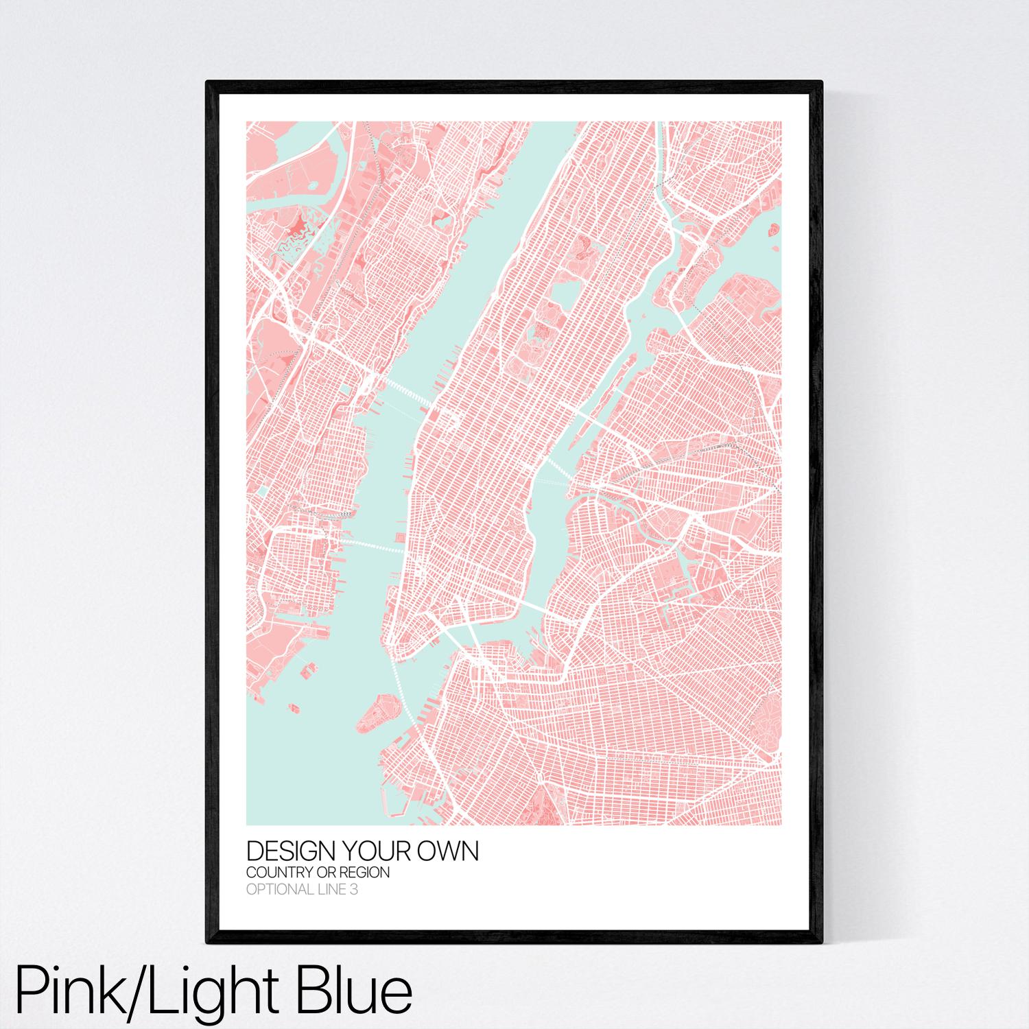 design-your-own-map-map-art-print-free-international-shipping
