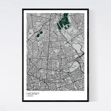 Load image into Gallery viewer, Hackney Neighbourhood Map Print