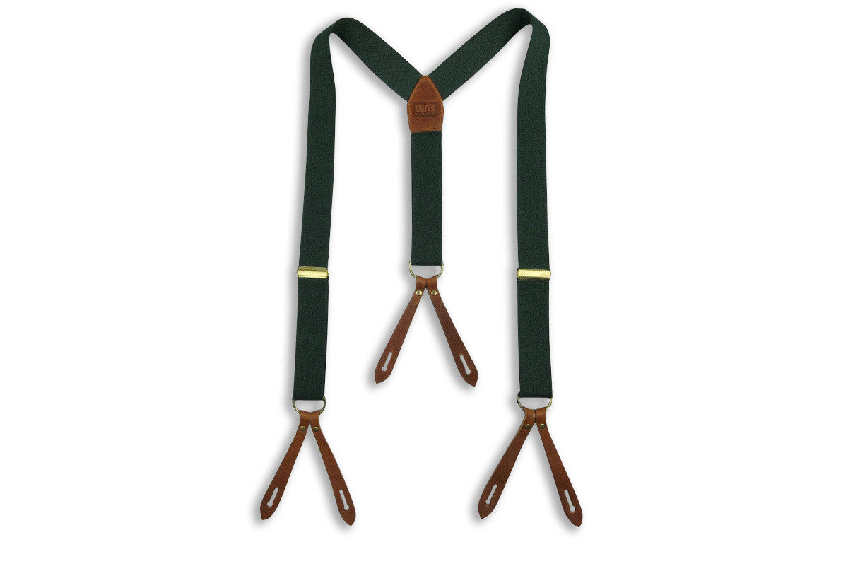 LEVI'S VINTAGE CLOTHING 1920's Suspenders (Forest Green) – JEFFREY MARK