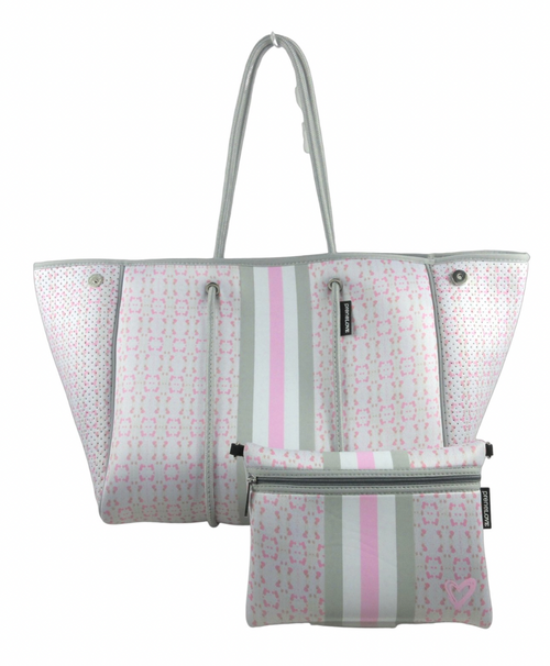 Clare V. Summer Simple Tote - Black/White on Garmentory