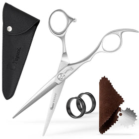 Professional Razor Blades Salon Left Handed Hair Cutting Scissors - Barber  Shears for Left Hand - 6.0 Japanese 440 C Stainless Steel Left Handed  Scissor… E-6.0 inch-Left hand