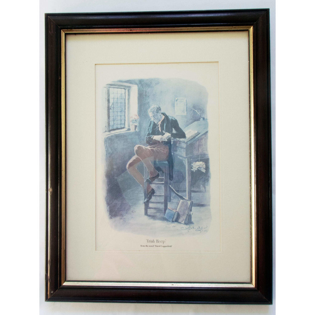 Charles Dickens Print Uriah Heep From David Copperfield Copperplate Pictures