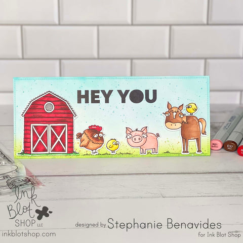 Hey You Farm Friends Card – Ink Blot Shop LLC