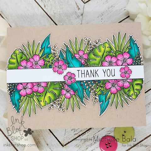 Tropical Thank You Cards (A Double Take!) – Ink Blot Shop LLC