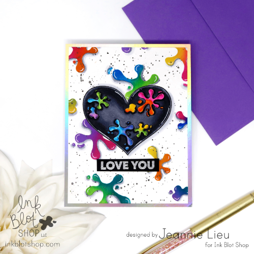 Happy Mail Heart :: 4x6 Clear Stamp Set – Ink Blot Shop LLC