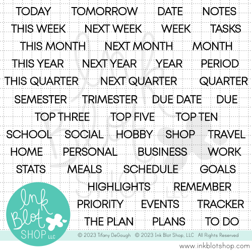 Planning / Bullet Journaling – Ink Blot Shop LLC