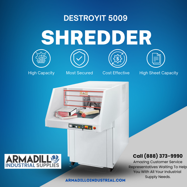 MBM Destroyit 5009 Cross Cut Paper Shredder Level 2/P-2 – Destroyit Paper  Shredders