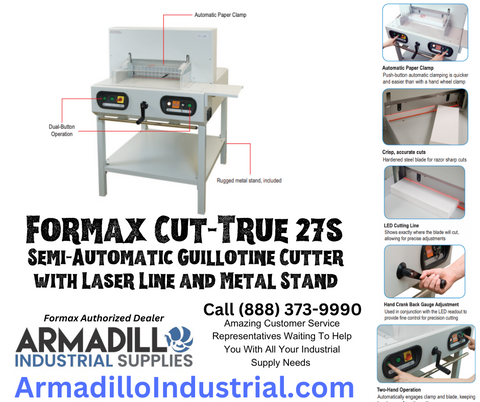 Formax Cut-True 13M Manual Stack Paper Cutter - Price Match Guarantee