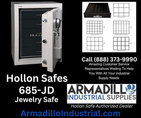 685-JD Jewelry Safe - Armadillo