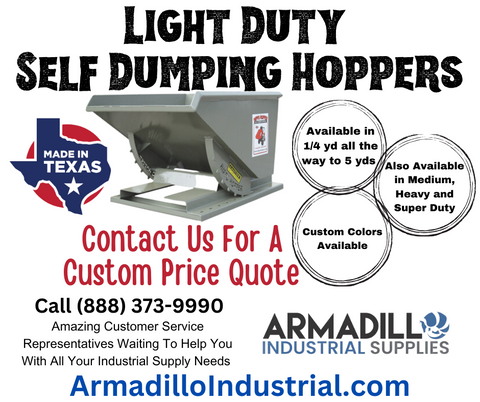 Light Duty Self Dumping Hoppers - Armadillo