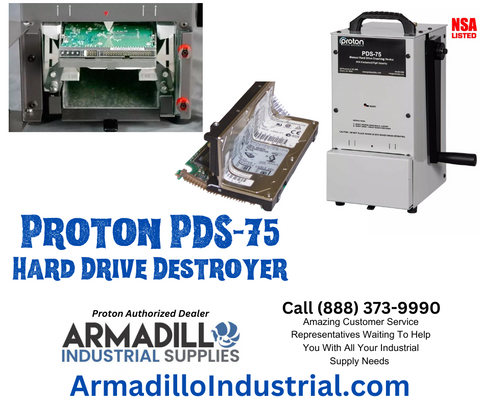 Proton PDS-75 Hard Drive Crusher - Armadillo