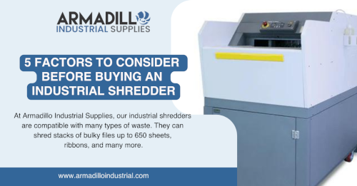 5 factors to consider before buying an industrial shredder Linkedin promo