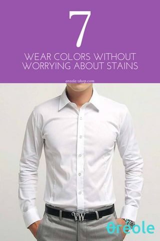 Wear white shirt without worrying about stains