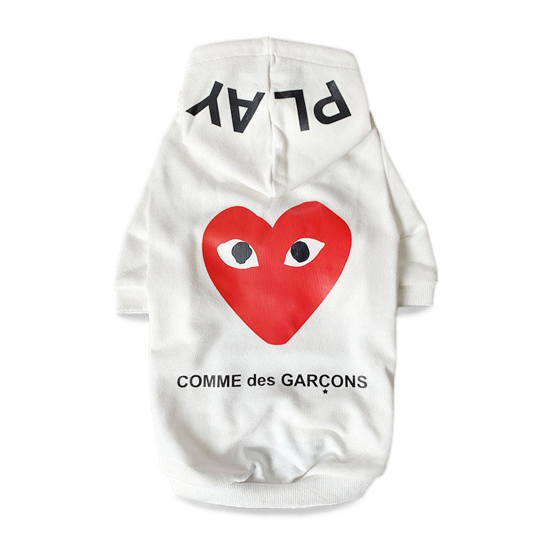 comme des garcons dog shirt