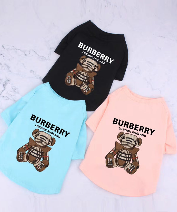 dog burberry shirt